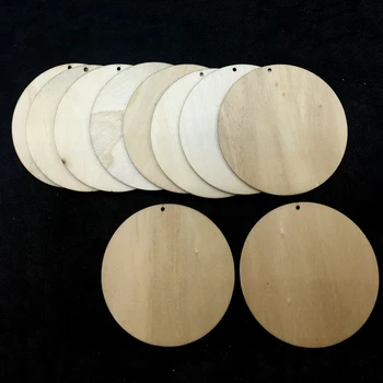 

Free shipping! 50mm unfinished round circle wooden disks beads