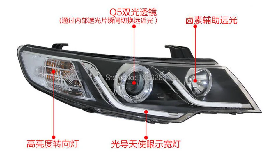 KlA Forte головной светильник, Cerato, K3, 2009~ 2013,! KlA Forte Дневной светильник, sorento, k5 k7, Borrego, cadenza, carnival, magnetis