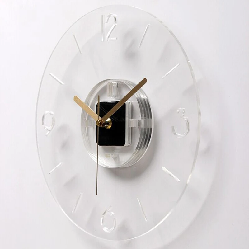 

Dual use Laser Cut Acrylic Creative Wall Clock Simple Household Mute Living Room Bedroom Minimalist Modern Decorative Wall Watch