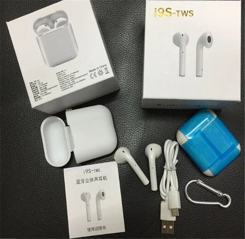 

100pcs High quality i9s Tws Earphone Mini Wireless Bluetooth Earphones i9s Headsets Stereo Earbuds Wireless For iPhone Android