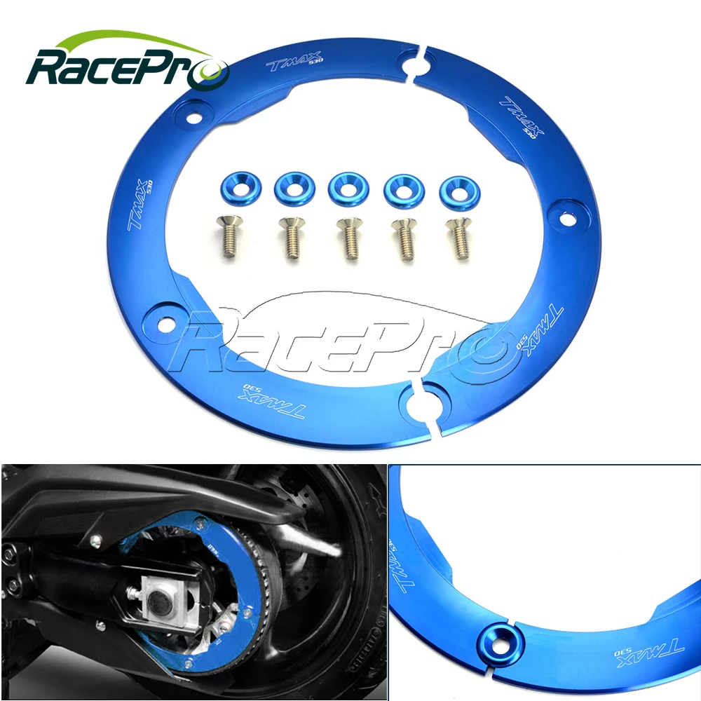 

Fashion CNC Aluminum Motorcycle Transmission Belt Pulley Cover for Yamaha TMAX 530 2012-2015