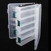 21×16.5×4.5cm Double Sided 12 Compartments Fishing Box Large Fishing Lure Hook Accessories Boxes Fishing Tool Tackle Container