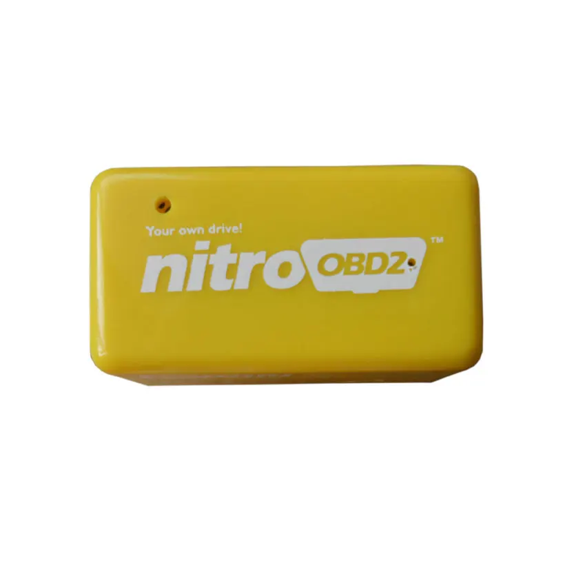Новейшая заглушка OBDII и привод NitroOBD2 чип тюнинг коробка для Автомобили, работающие на бензине больше мощности и крутящего момента Nitro OBD2 компьютер ECU