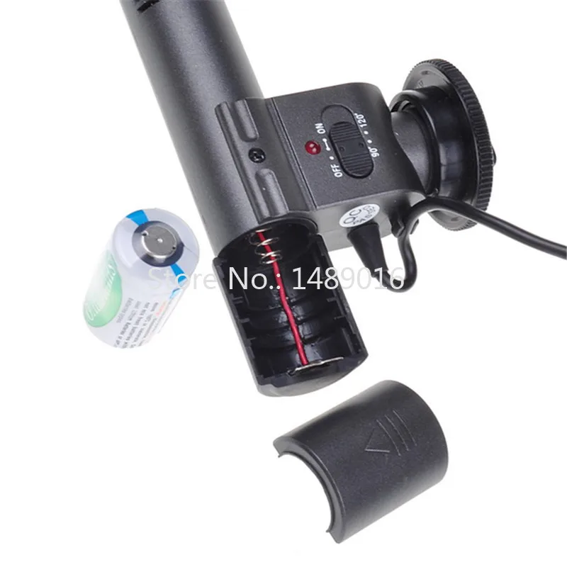 DV Stereo Camera Microphone with 3.5mm Mic Input Socket and Hot Shoe for Canon for Nikon 7D 5DII 550D 60D 600D T3i (3)