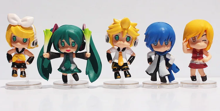 10 шт./компл. 6 см Nendoroid Petit Vocaloid фигура good улыбка Хацунэ Мику