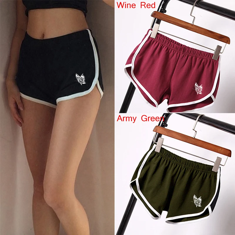 

Funny Women Casual Shorts Female Elastic Skinny Slim Sexy Hot Shorts Cotton Workout Shorts