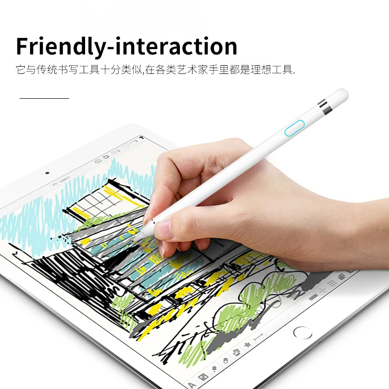 Стилус карандаш WIWU для Apple Pencil стилус планшета IOS Android система 10 5 12 9 P339|Стилусы