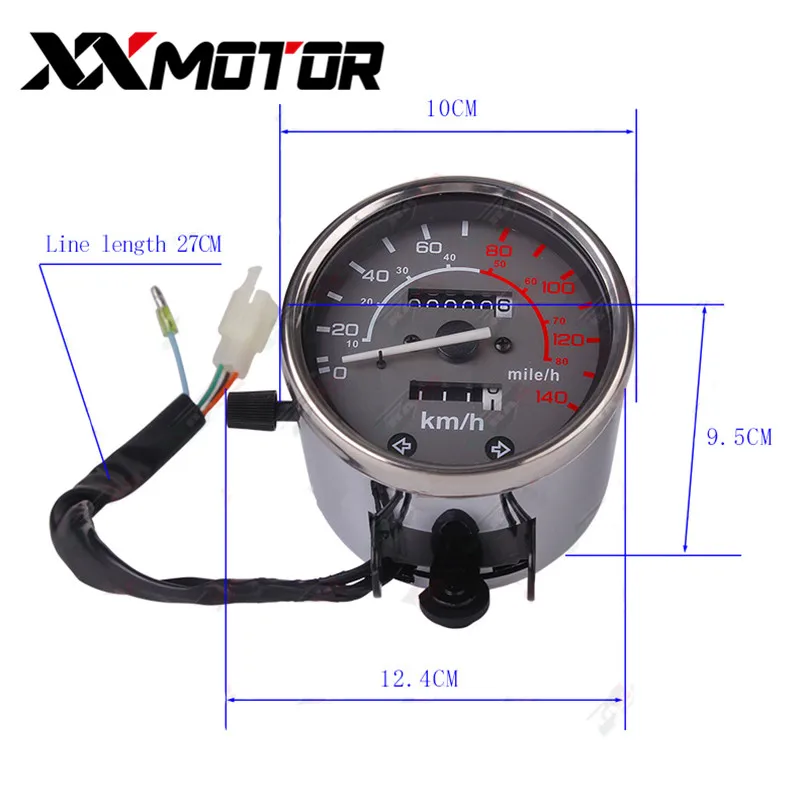 Приборная сборка, измерительный прибор, кластер, спидометр, одометр, Тахометр для Honda Steed VT VLX 400 600 REBEL CA250 CMX250