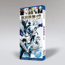 Аниме Кен канеки антеику Fanart 180 шт. открытка почтовые открытки стикеры Artbook брошюра подарок косплей бутафорские книги Набор