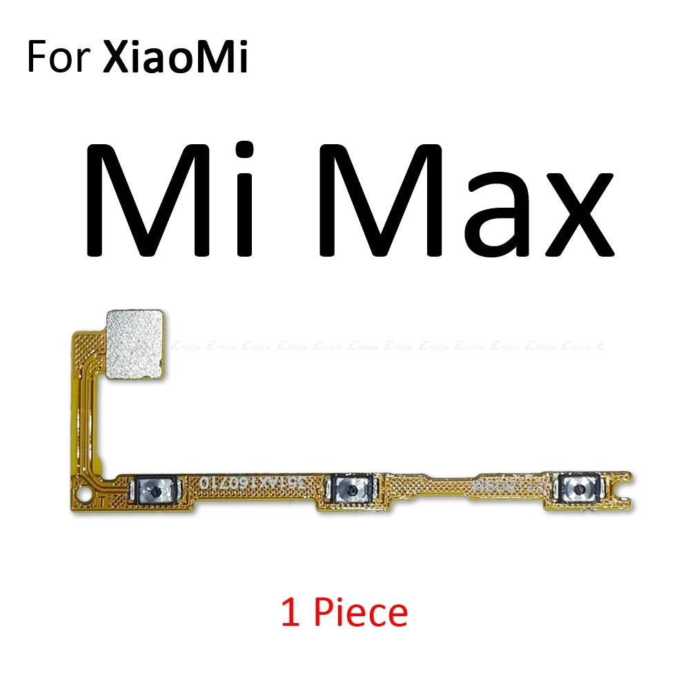 Новинка для Xiaomi Mi 6 5 5C 5S Plus 4 4C 4i 4S Mix 2S Max 3 2 Кнопка включения/выключения питания Кнопка громкости гибкий кабель - Цвет: For Xiaomi Mi Max