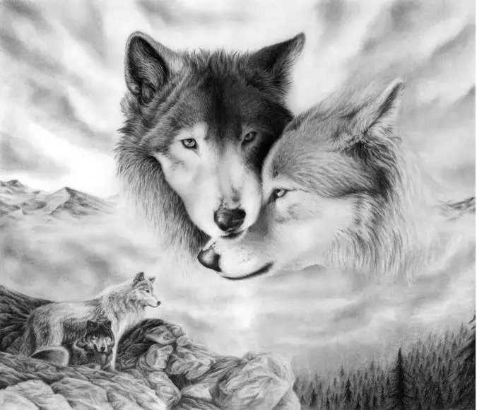 

5D diamond embroidery animal broderie diamant cross stitch full round/square diy diamond painting wolf Mosaic pictures puzzle