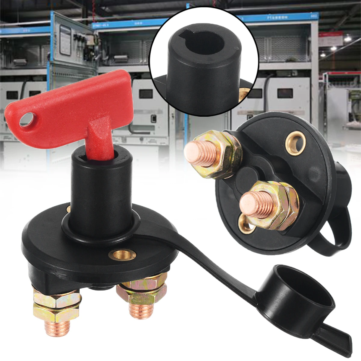 

New 12V Speed Racing Modified Switch Battery Isolator Disconnect Cut Off Power Kill Switch For Car Truck Boat