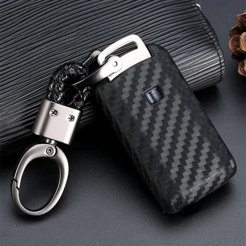 Carbon-Fiber-Pattern-Silicone-Car-key-Cover-Cases-For-Mitsubishi-Outlander-Lancer-10-Pajero-Sport-ASX (5)