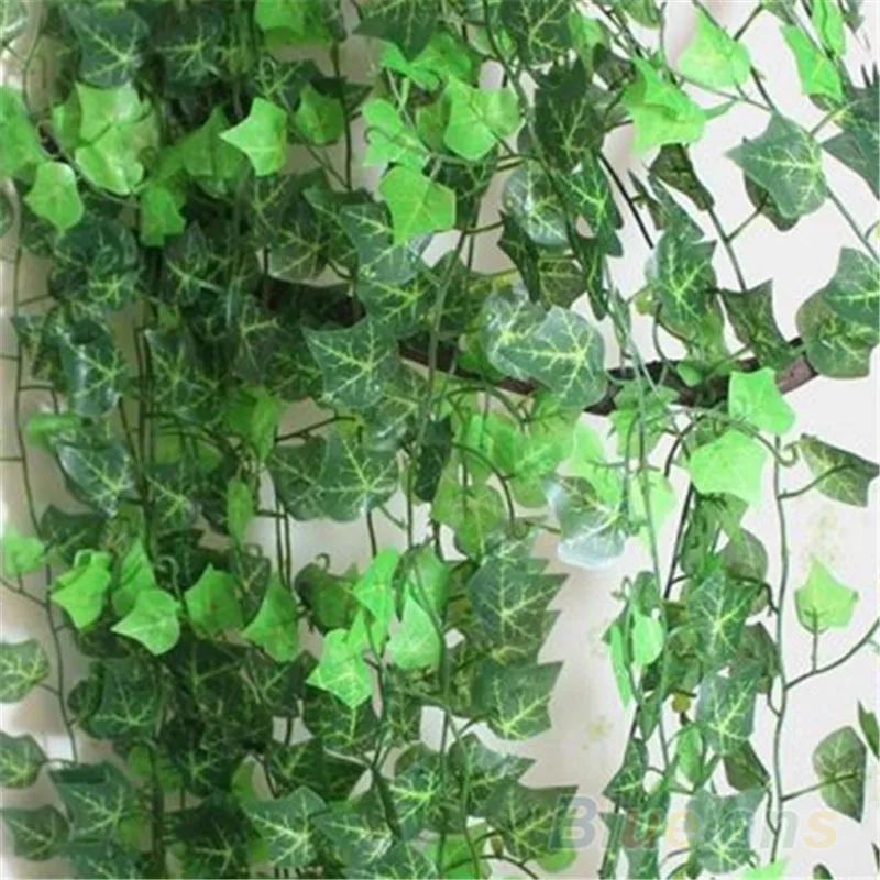 2,5 м высококачественная искусственная гирлянда из листьев плюща, растения, искусственная Виноградная лоза, листва, цветы для дома, деликатное украшение