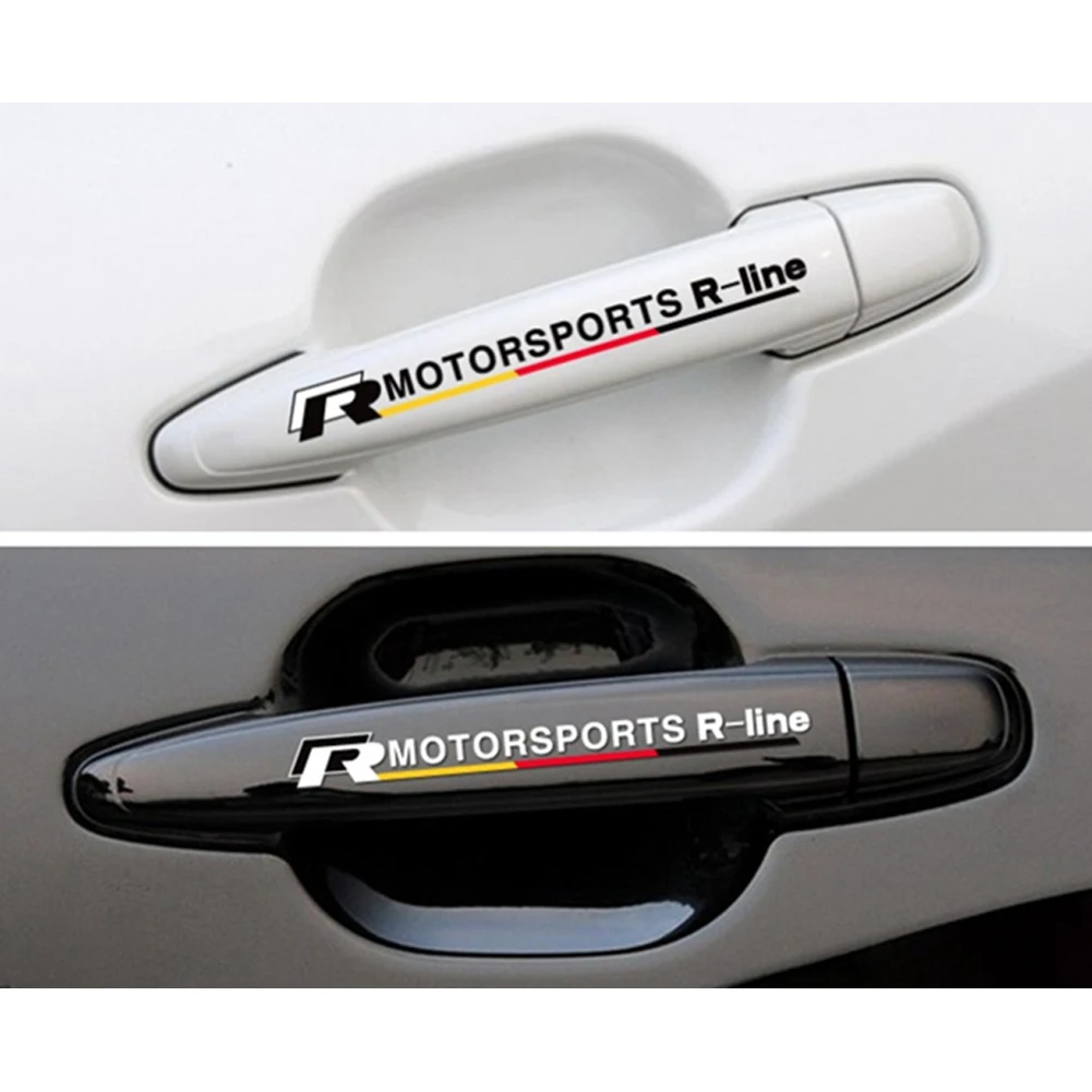 

PVC Car Sticker Creative Car-Styling 1 Set Door Handles Vinyl Decal Universal Exterior Car Accessories Car Covers for Volkswagen