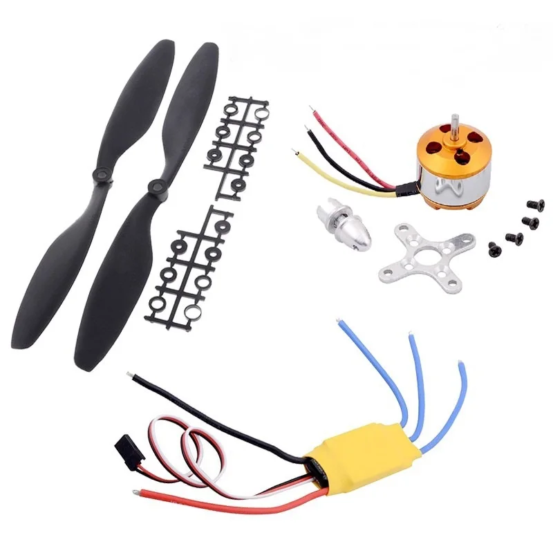 

New Arrival A2212 1000KV Brushless Outrunner Motor +SimonK 30A ESC+1045 Propeller Quad-Rotor Set for RC Aircraft Multicopter