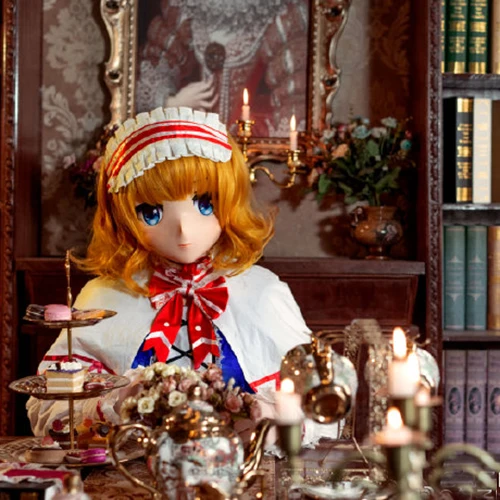 

(KM5132)Quality Handmade Female/Girl Resin 3/4 Head Japanese Cartoon Character Alice Cosplay Kigurumi Mask Crossdresser