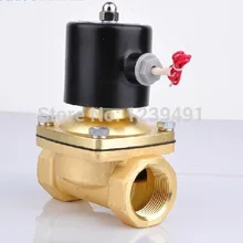 1 1/" 2" AC220V DC12V 24 V Электрический электромагнитный клапан пневматический клапан для воды масло воздуха газа