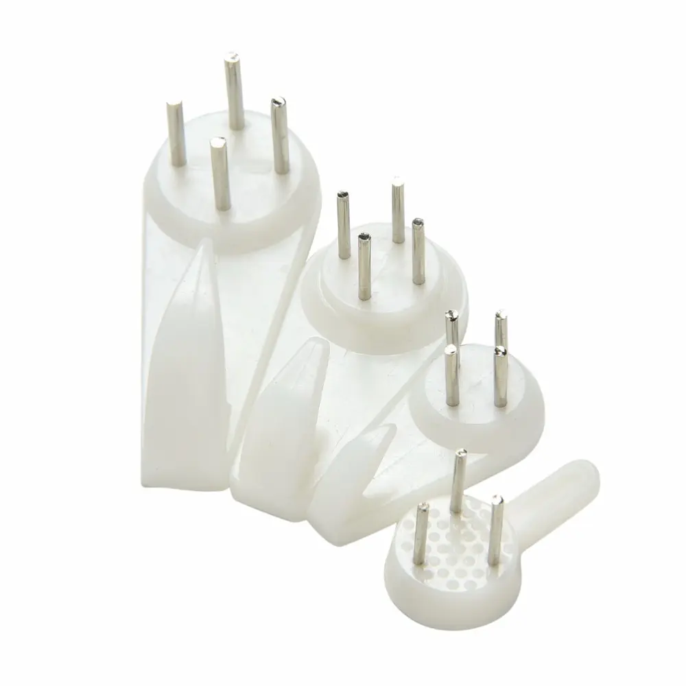 20PCS Plastic Hard Picture Frame Wall Hooks Photos Mirror Gadgets Hanging Hangers for Bathroom Drawing Room Wall