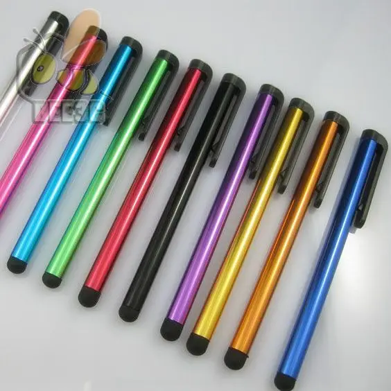 

Universal 7.0 Capacitive Stylus Touch Pen for iPhone samsung iPad mini Tablet PC cellphone metal colorful 3000 pcs/lot