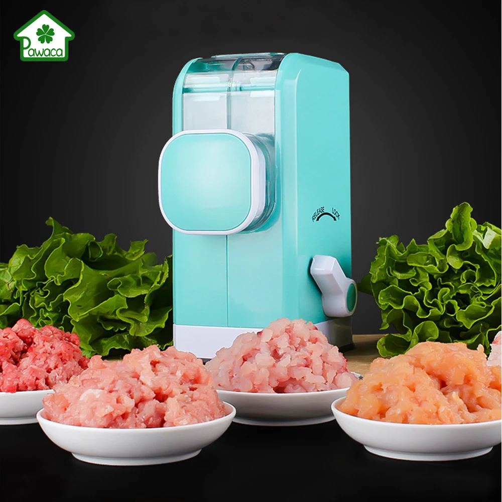 

Multi-function Manual Meat grinder Household Mincer Easy to Clean Mixer 6 Blade Imitation Knife Design Shredder Kitchen Mincer