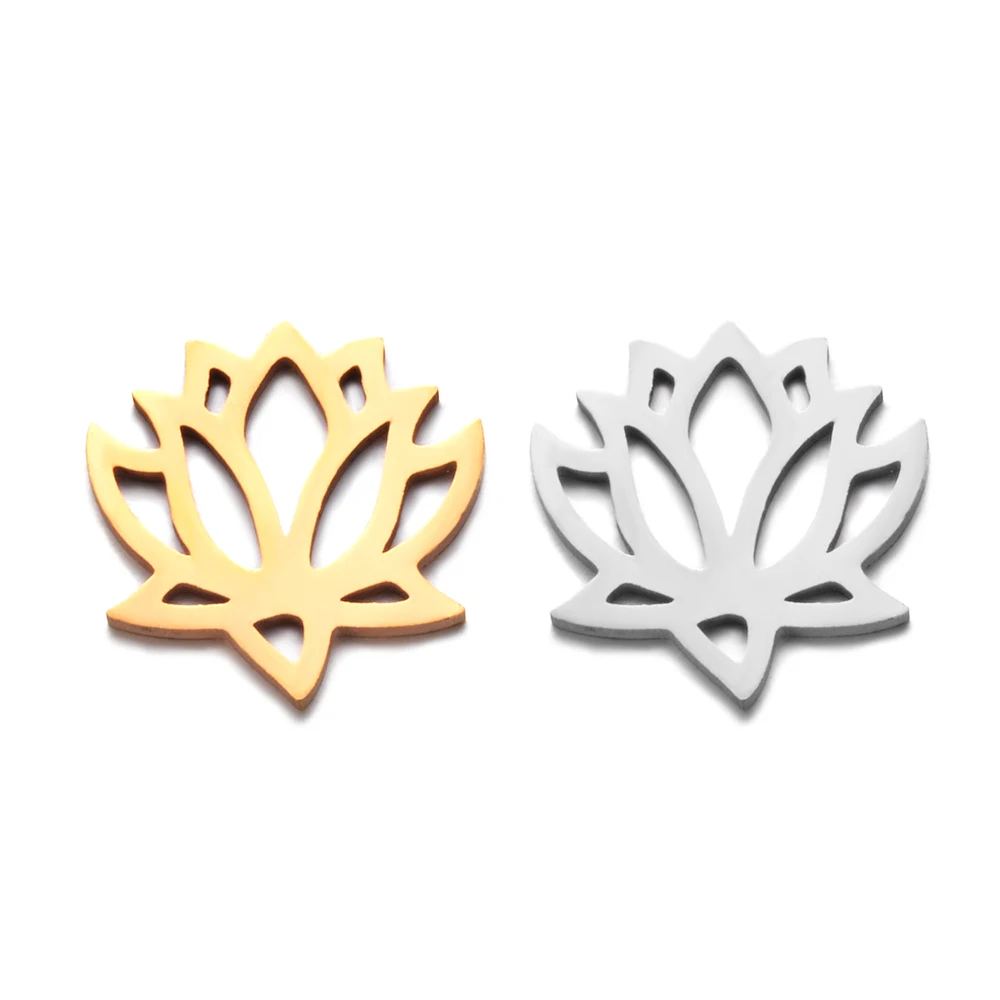 5 шт./лот 100% подвески из нержавеющей стали Vnistar Lotus OM подковы соединители для