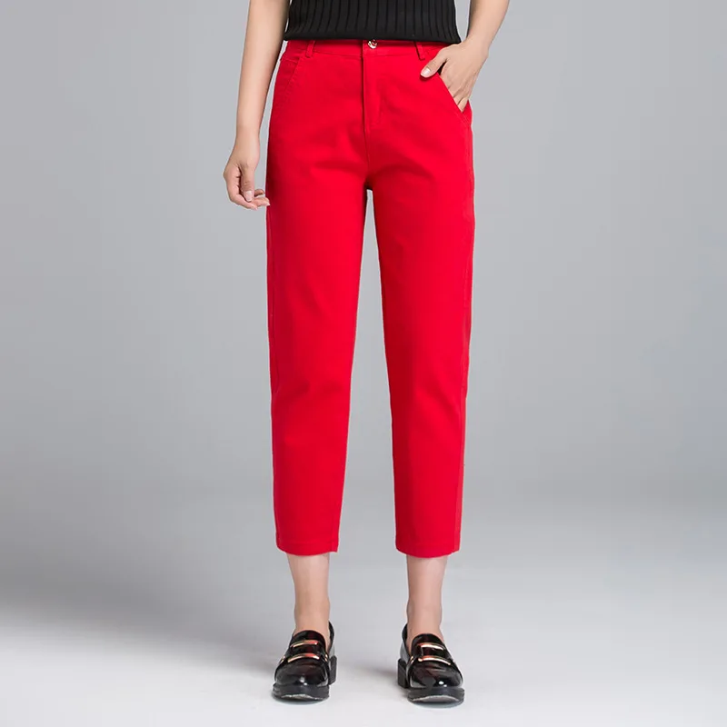 Plus Size women High Waist Stretch Long Pants female Cotton casual Straight Trousers Office work ankle lenght Pants Ladies Plus Size women High Waist Stretch Long Pants female Cotton casual Straight Trousers Office work ankle lenght Pants Ladies