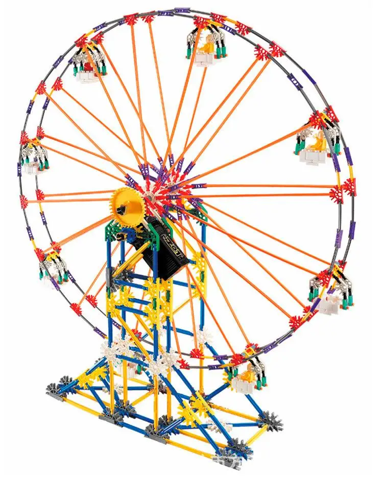 

Ferris Wheel Model Rotatable Electric Building Block Sets Bricks Blocks Toys Compatible LOZ Enlighten DIY Models Christmas gift