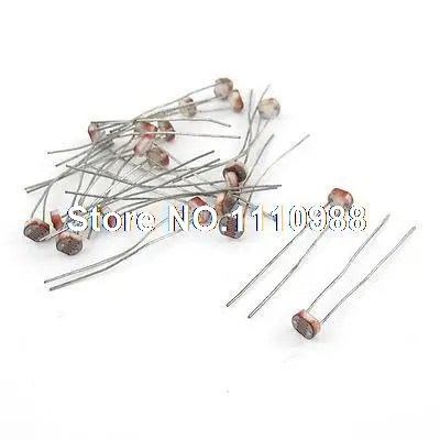 

20 x Replacing LDR Photo Resistor 50-100K ohm GL5539 5M Ohm Dark Resistance