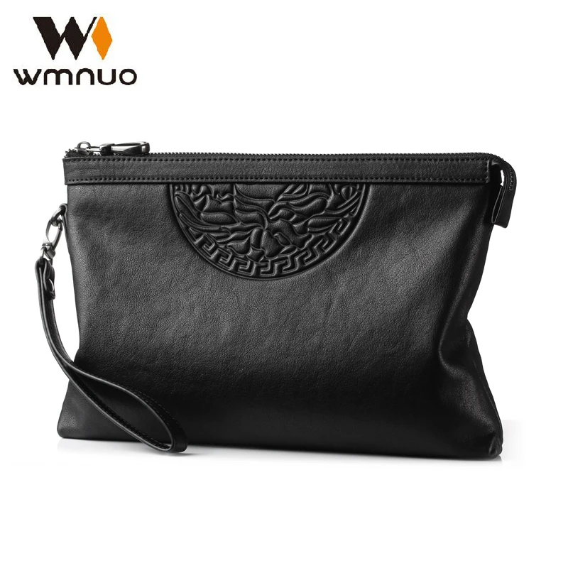 Wmnuo Brand Men Hand Bag High Quality Cow Leather Men Wallet Clutch Coin Purse 2018 Fashion Handbag Designer Casual Phone Bag Wmnuo Brand Men Hand Bag High Quality Cow Leather Men Wallet Clutch Coin Purse 2018 Fashion Handbag Designer Casual Phone Bag