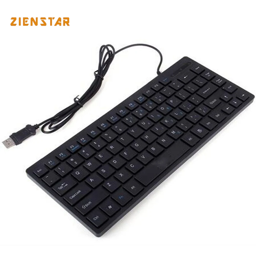 Slim wired USB KEYBOARD mini KEYBOARD English language