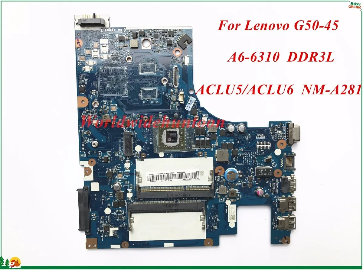 Оптовая продажа материнская плата для ноутбука Lenovo G50 45 ACLU5/ACLU6 NM A281 встроенная DDR3L