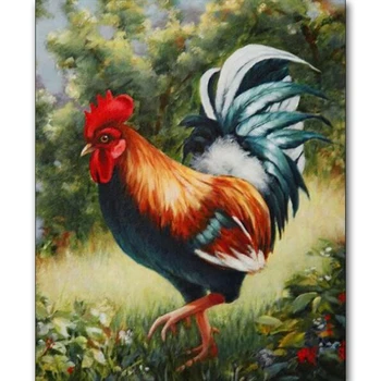

5D DIY Diamond Painting Animal Cock, Wall Painting 3D Diamond Embroidery, Cross Stitch, Mosaic, Sticker, Home Decor