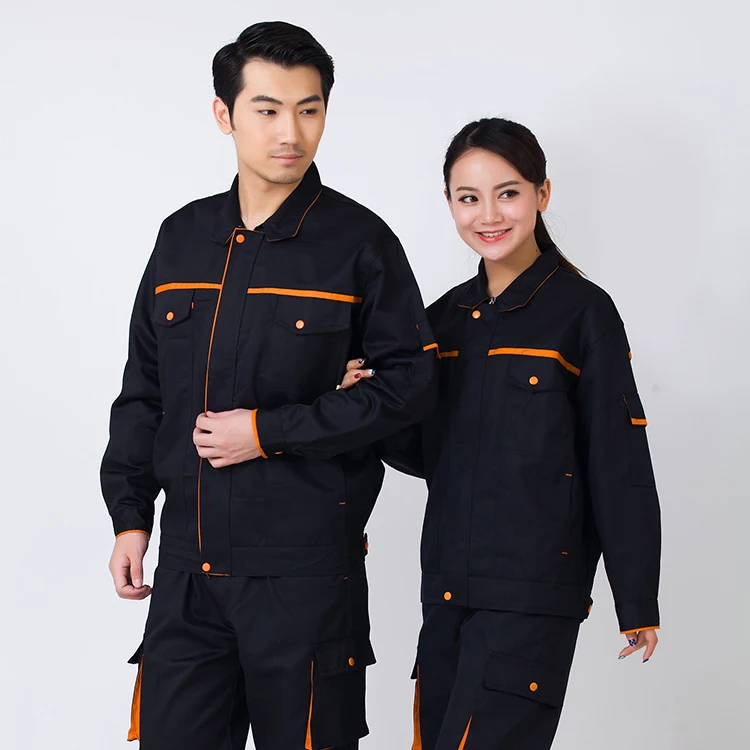 Work Clothing Men Women Uniform Long Sleeve Coveralls Protective Cloth Overalls for Worker Repairman Machine Auto Repair Welding