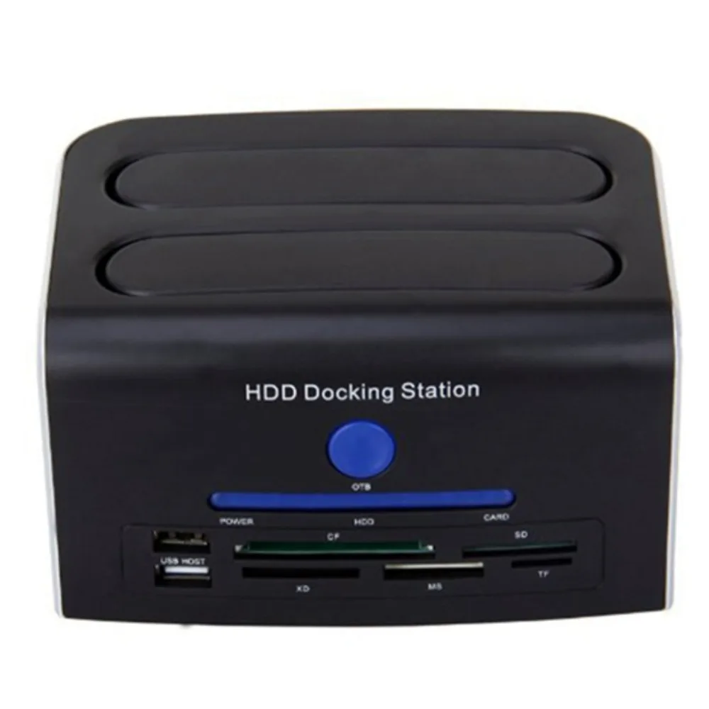 

2.5" 3.5" IDE & SATA eSATA USB 2.0 USB Port OTB 5 in 1 Card Reader HDD Docking Station-SCLL