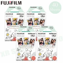 Fujifilm Instax Mini 8 9 фильм Винни Пух Fuji мгновенный Фотобумага 40 листов для 70 7 s 50 s 50i 90 25 поделиться SP-1 2 Камера