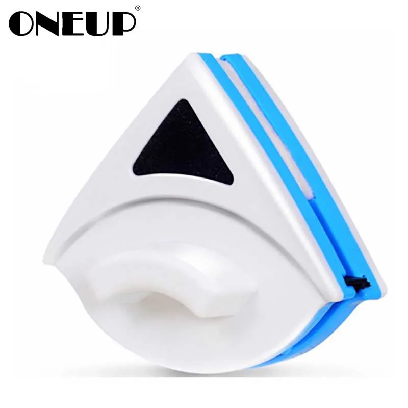 

ONEUP Home Glass Cleaner Brush Double Side Magnetic Scrubber Glass Surface Wiper Bathroom Kitchen Window Sponge Cleaning Brushes