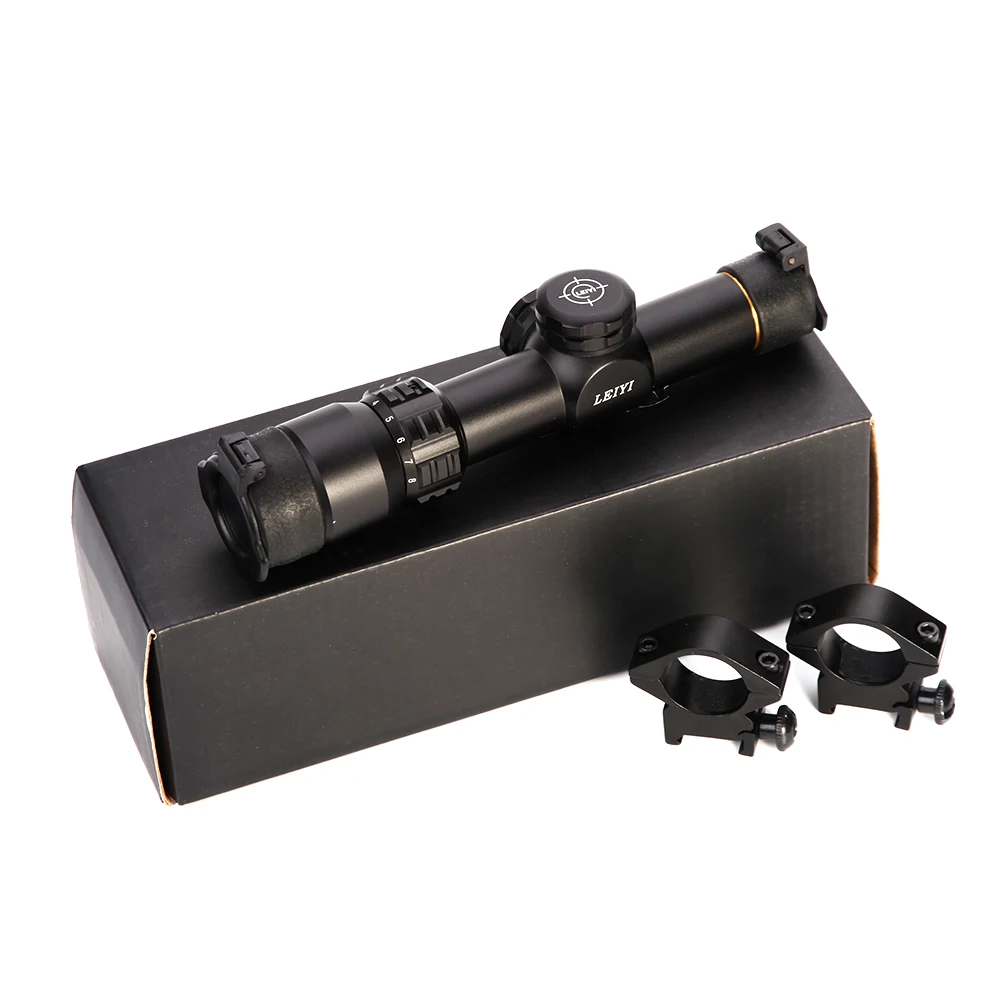 2-8X20 Tactical Riflescopes Outdoor Hunting Shooting Scope With 11 20mm Rail Mount 1/4MOA Click Value Optical Sight Rifle Scope