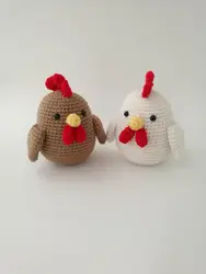 Крючком игрушки amigurumi цыпленок Номер модели KO0029