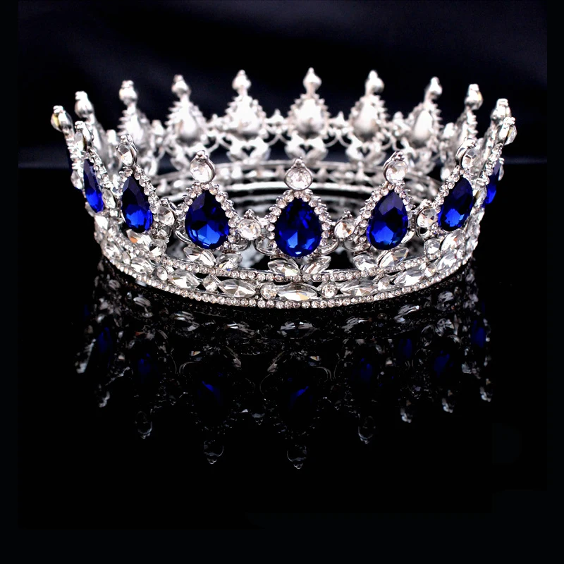 SHOSIXUAN Hot European Designs Vintage Peacock Crystal Tiara Wedding Crown Bridal Tiara Accessories Rhinestone Tiaras Crowns (6)