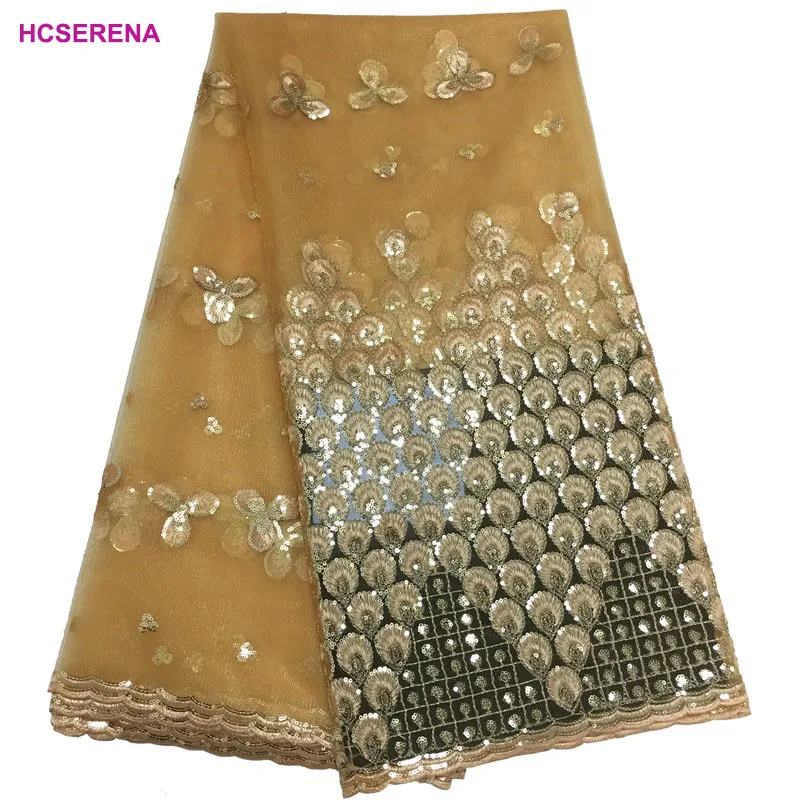 2019 Latest French Laces Fabrics High Quality Tulle African Fabric For Wedding Nigerian Lace Material free shipping | Дом и сад