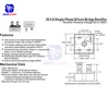 KBPC5010 Bridge Rectifier 50A 1000V AC Metal Case Single Phases Diode Bridge Rectifier ► Photo 2/4