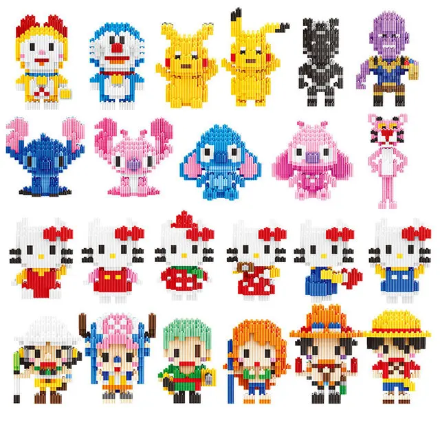 

Toys for Children Building Blocks Assembled Toys Pink Leopard Stitching Blocks Educational Toys for Children