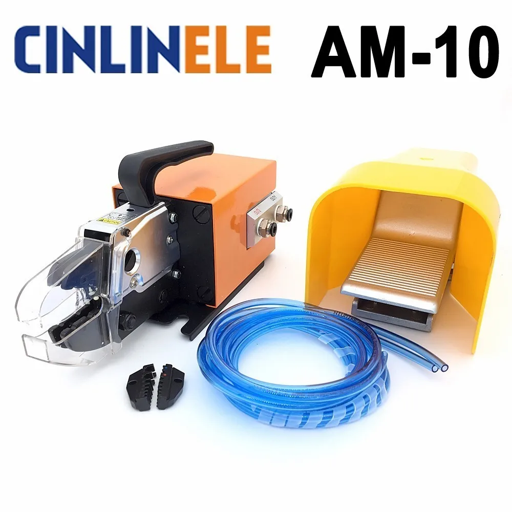 

AM-10 Pneumatic Type Terminal Crimping Machine Pneumatics Air Tools Crimp Variety Of Terminals Ferramentas