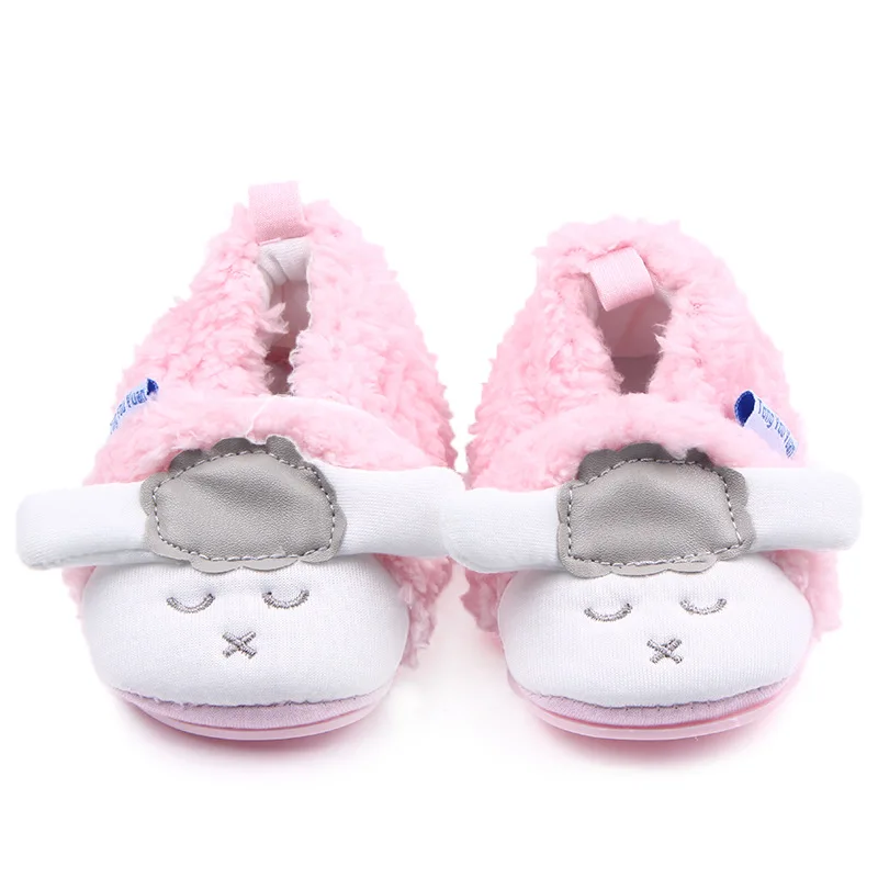 Adorable Infant Slippers Toddler Baby Girls Knit Crib Shoes Cute