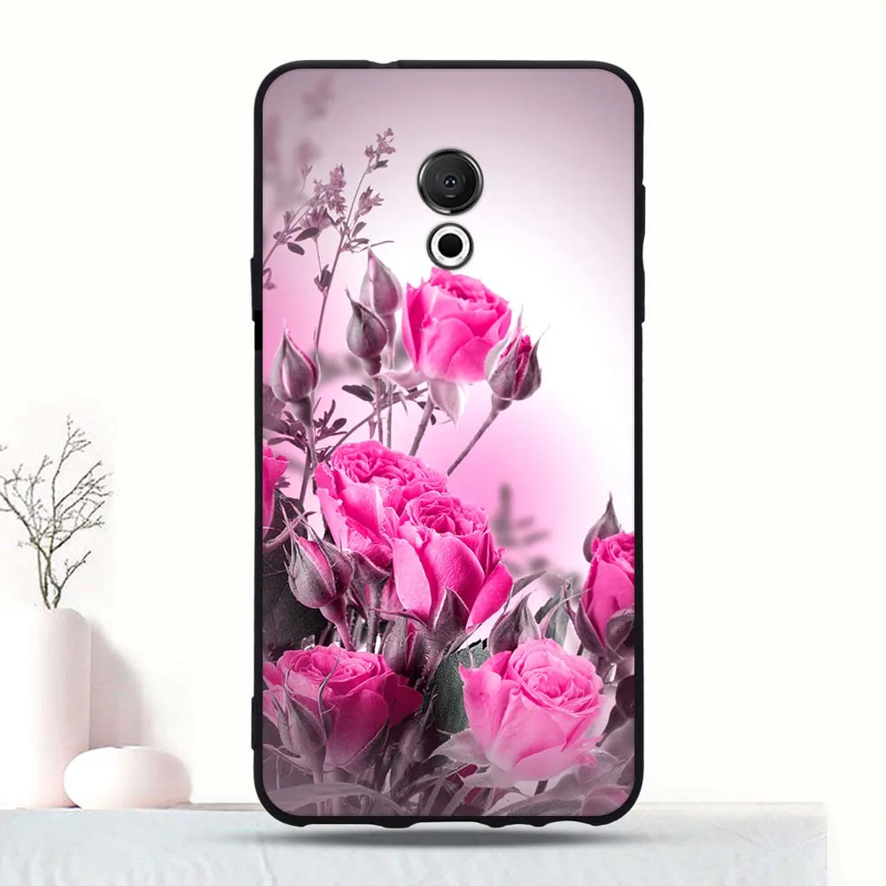 Case For Meizu 15 Lite Silicone Pattern Printed Case For Meizu M15 TPU Back Protective Cover For Meizu 15 Lite Case 5.46" Coque 