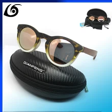 4544 Handmade Round Bamboo Sunglasses Women Vintage Wooden Sun glasses Men Brand Fashion Sports gafas de sol vintage