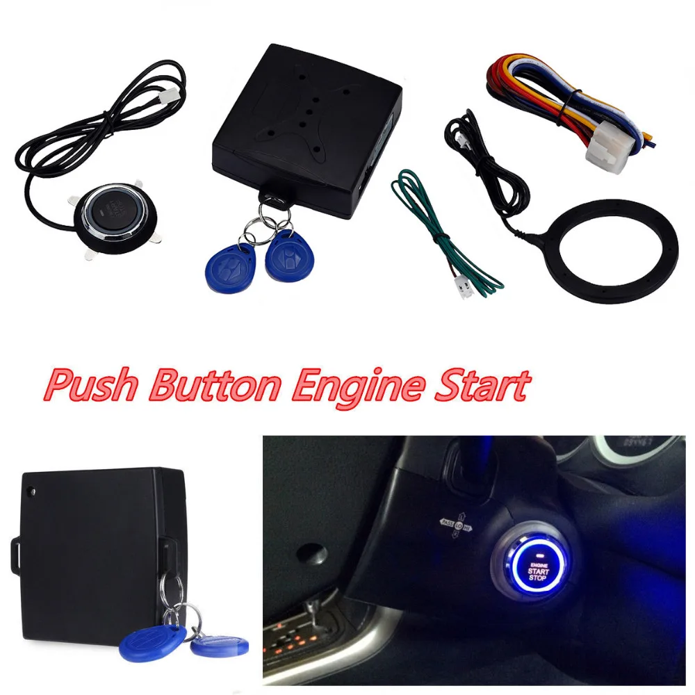 

New Arrival Car Alarm Start Button Lock Ignition Keyless Entry Immobilizer Systemsreal time alarm electronic devices Accessories