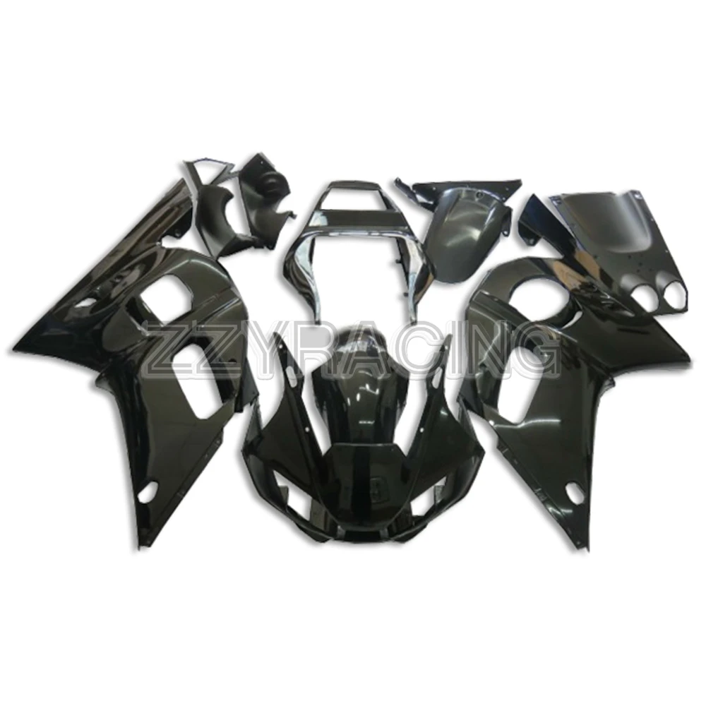 

Injection Fairings for Yamaha R6 1998 - 2002 99 00 01 Complete Panels Kit 1999 2000 2001 ABS Plastic Body Work Matte Black Kit