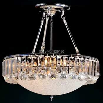 

ZESOL luxury living room K9 crystal led chandelier modern bed room foyer lustre crystal hanging chandelier